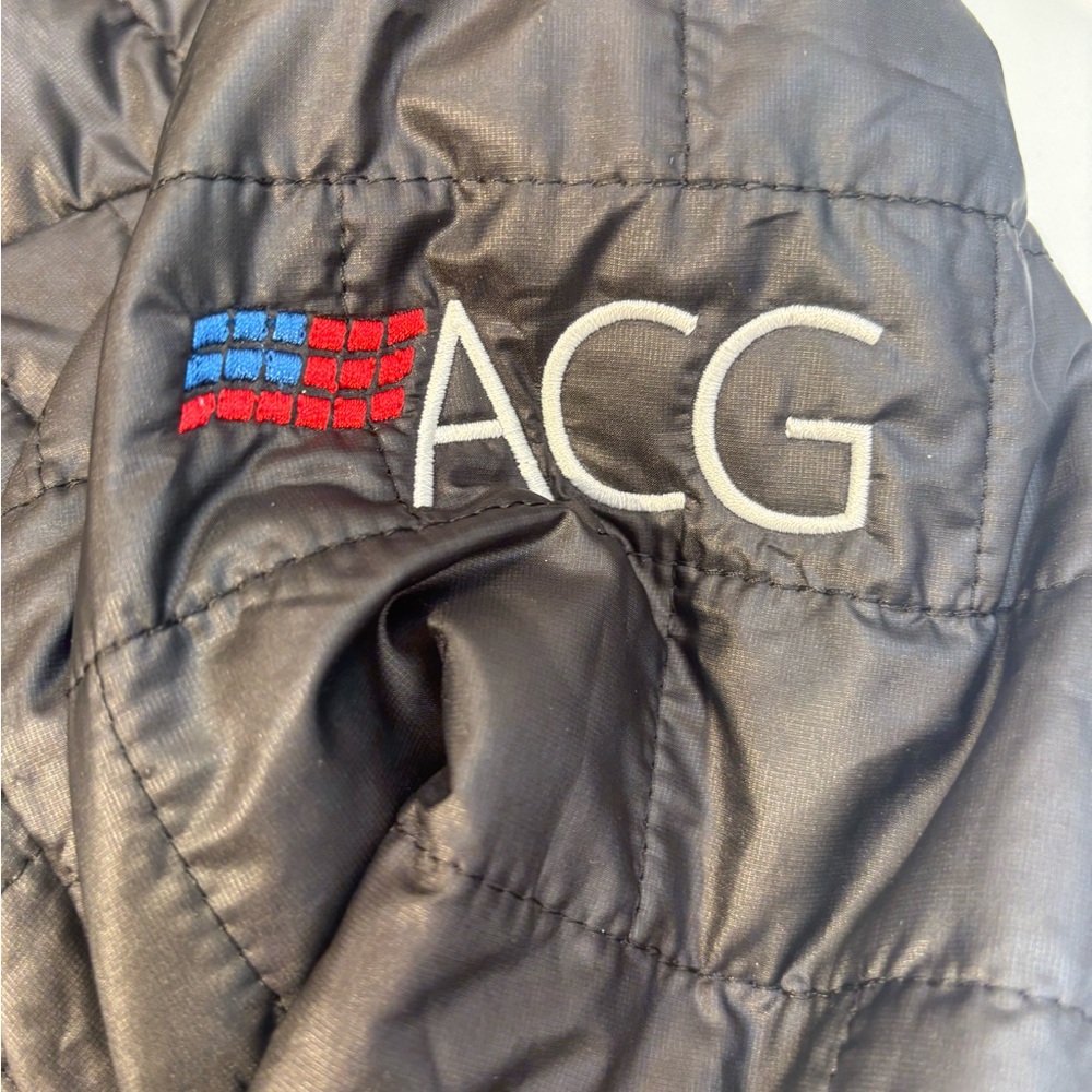 NWT Patagonia Nano Puff Jacket Womens Small Black ACG Corporate Logo - Picture 2 of 10